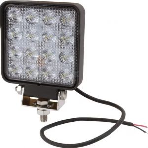 Arbeitsscheinwerfer LED, 25W, 3040lm, quadratisch, 10/30V, 108x48x108mm, Flutlicht, 16 LED's