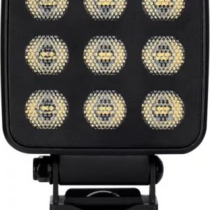 Arbeitsscheinwerfer LED, 90W, 6800lm, quadratisch, 12/24V, weiß, 108x120.7x52.7mm Deutsch Stecker, Flood, 18LED's