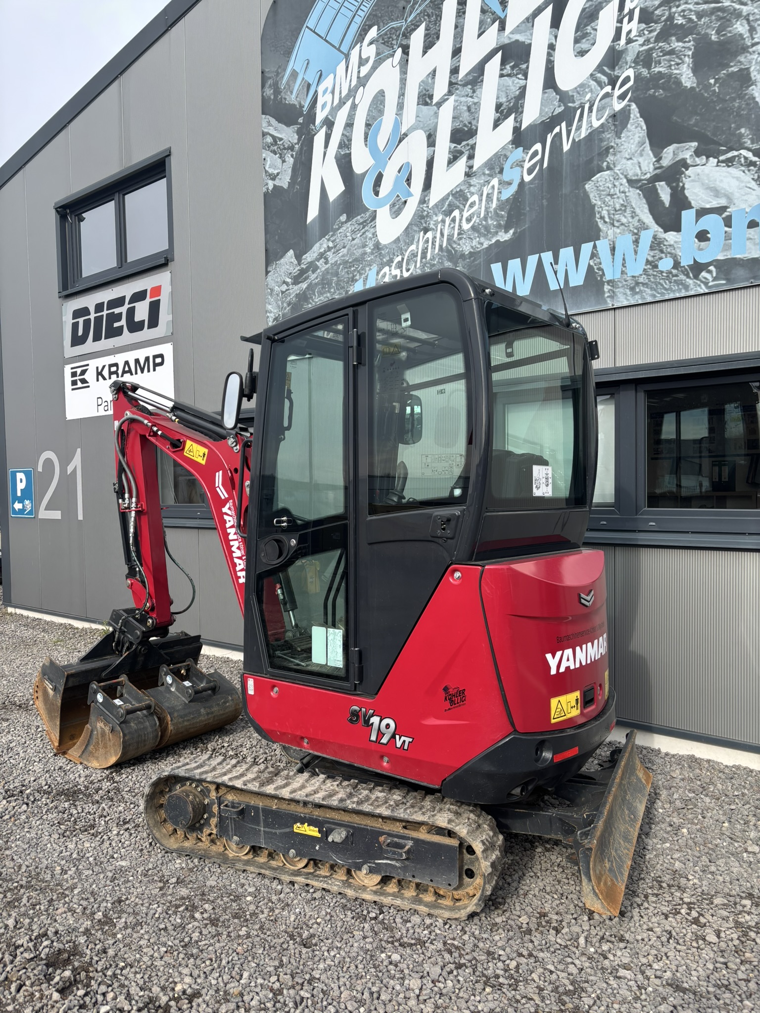 Yanmar SV19vt -GEBRAUCHT- 170h inkl. Garantie mit MS01 ohne Löffel – Bild 2